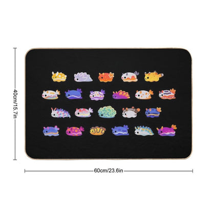 Sea Slug Day Bath Mat