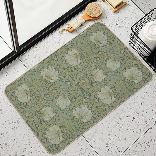 Pimpernel by William Morris, 1876 Bath Mat