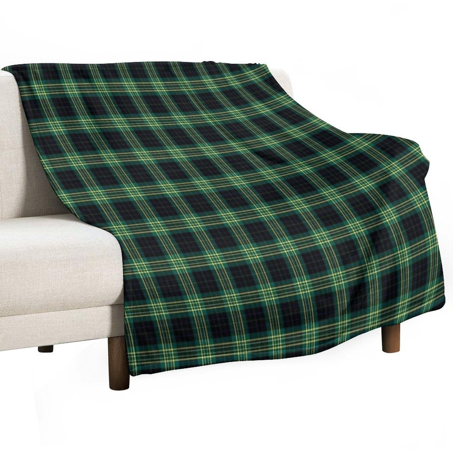 Clan Fitzpatrick Hunting Tartan Throw Blanket