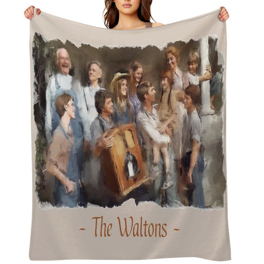 The Waltons TV Show Throw Blanket