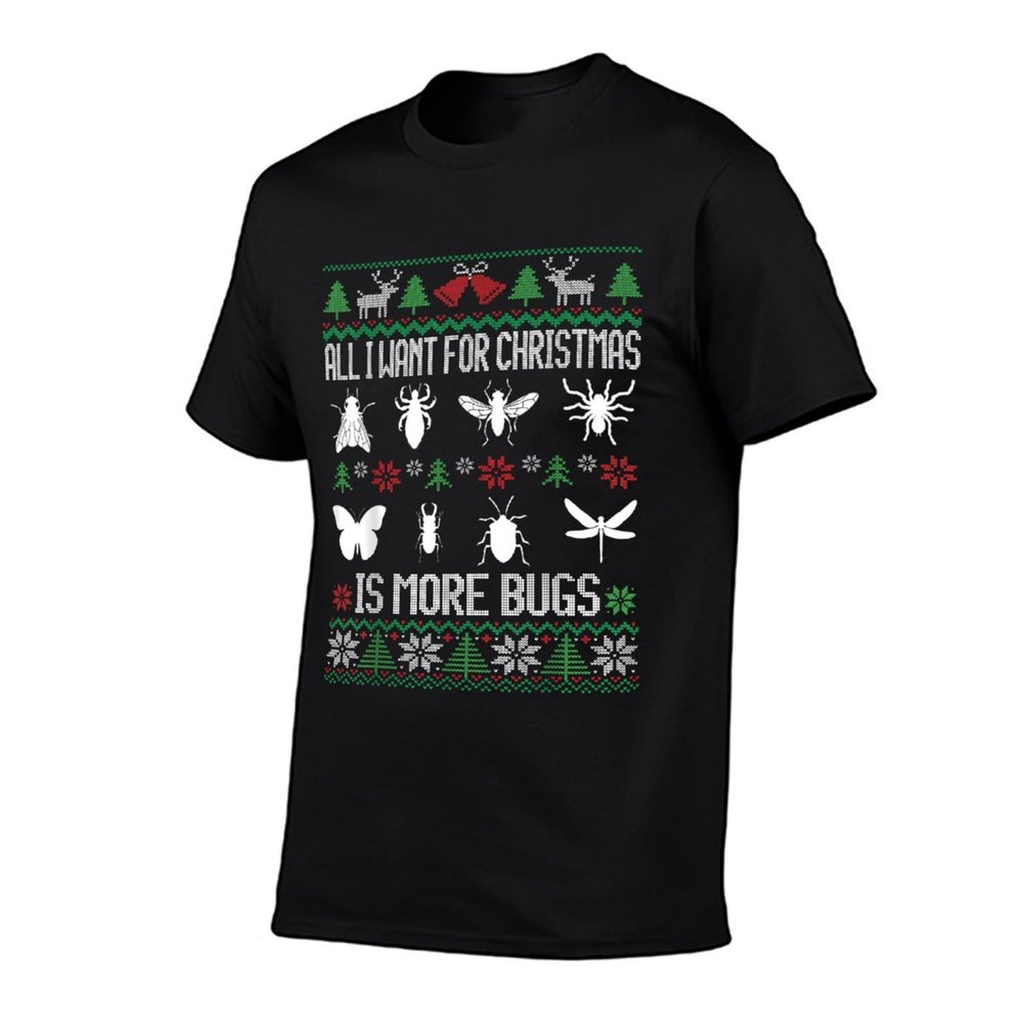More Bugs Collector  Entomology Insect Collecting Christmas  Stretchy T-Shirt