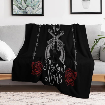 Long Days And Pleasant Nights, The Dark Tower, Stephen King Fan Design Throw Blanket
