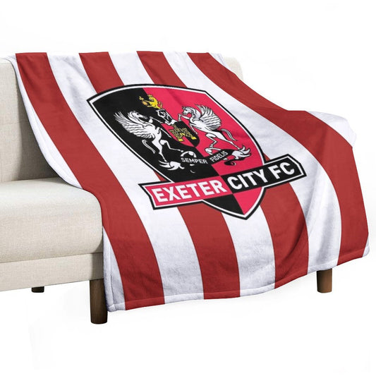 Exeter City FC Throw Blanket