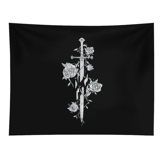 Roses of The Broken Sword Tapestry