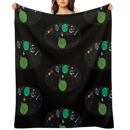 Outer Wilds Logo Throw Blanket
