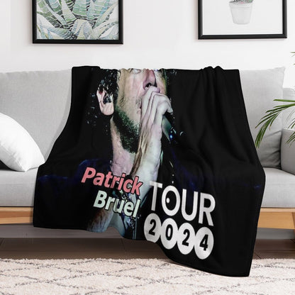 Bilanya Patrick Bruel Show Tour TOURNEE En ACOUSTIQUE 2022 Throw Blanket