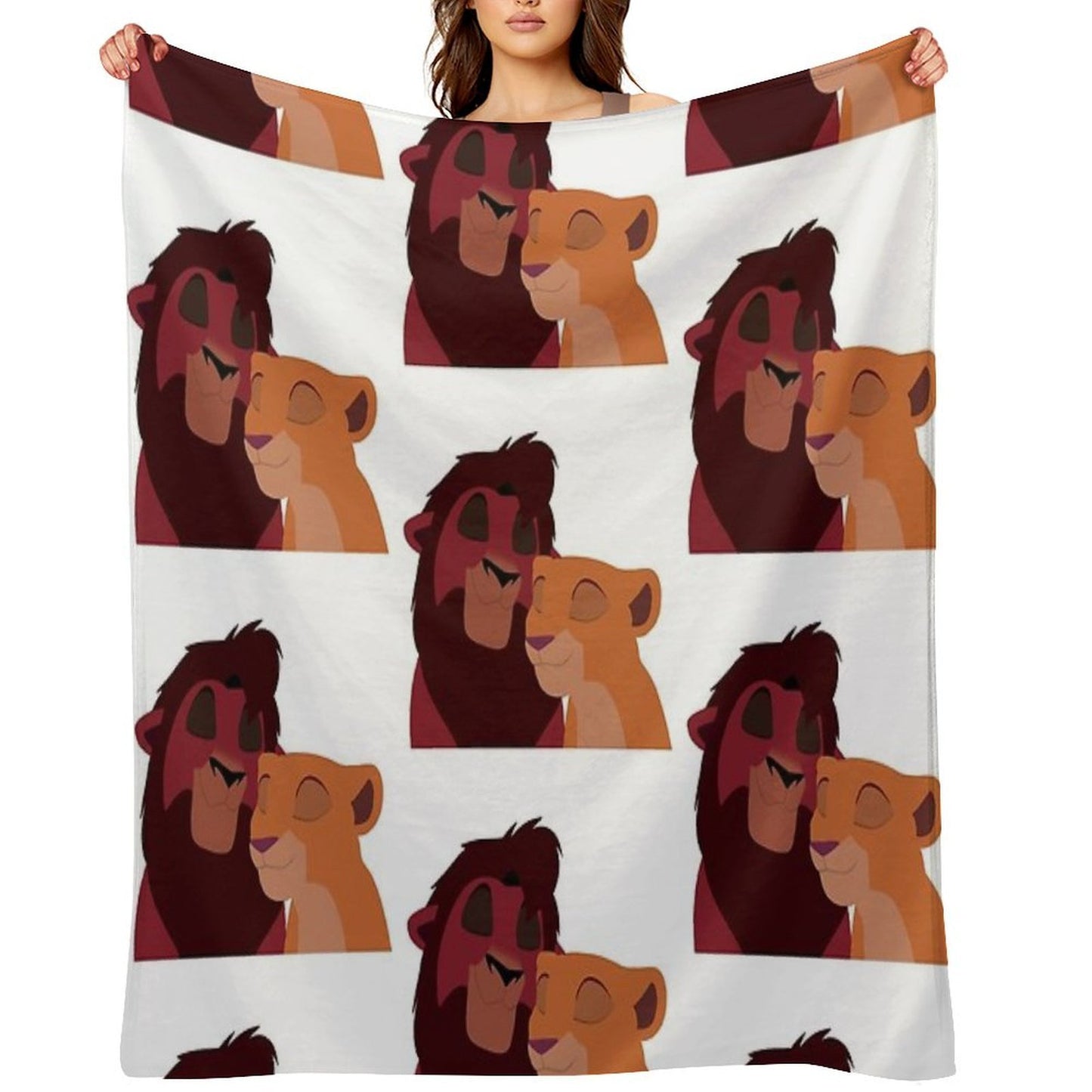 Kovu And Kiara Throw Blanket