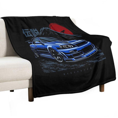 Skyline GTR R34 Throw Blanket
