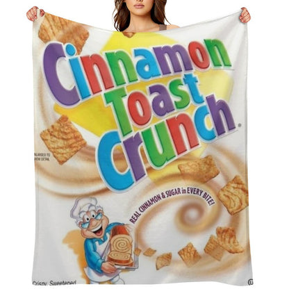 Cinnamon Toast Crunch Throw Blanket