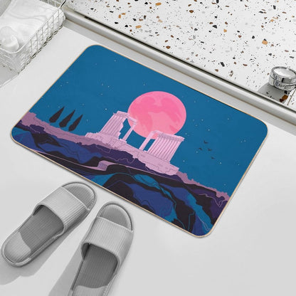 Temple of Poseidon at Sounion Bath Mat