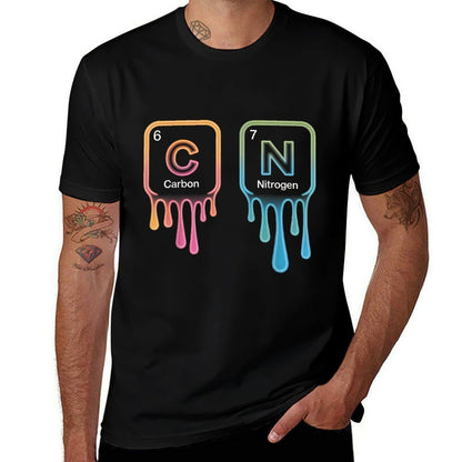 Funny 67 Meme Science Chemistry Nerd Humor Periodic Table  Slim-fit Cut T-Shirt