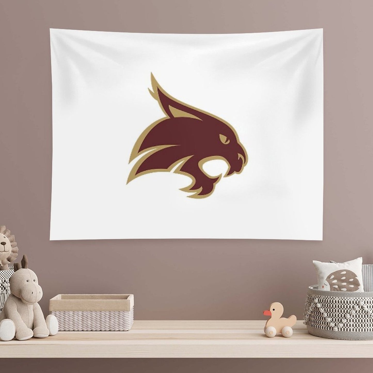 Texas State Bobcat Tapestry