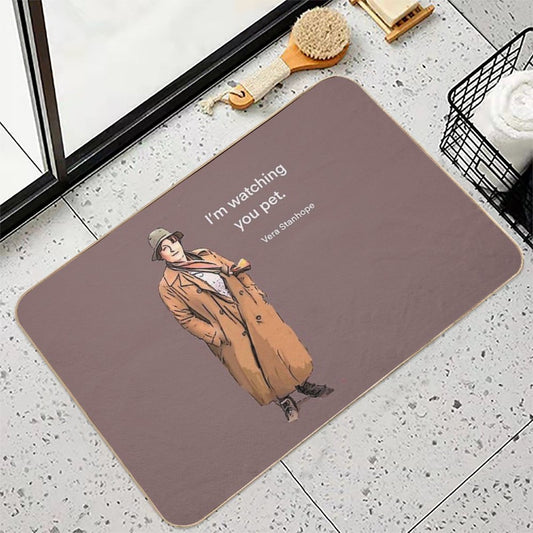DCI Vera Stanhope I'm Watching You Pet. Bath Mat