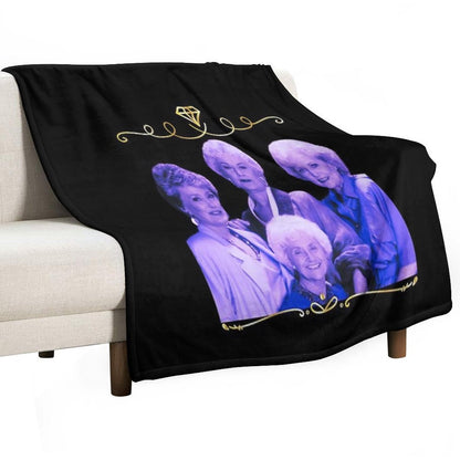 Stay Golden Girls Vintage Gift Throw Blanket