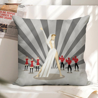 Kylie - Can't Get You Out Of My Head Linen Throw Pillow Cover