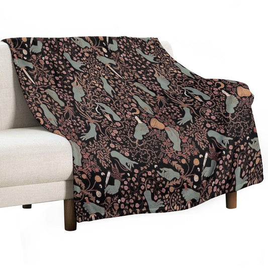 Your Hands Are Cold Throw Blanket