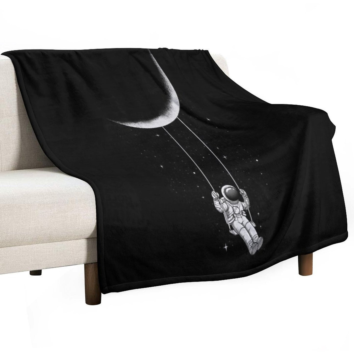 Moon Swing Throw Blanket