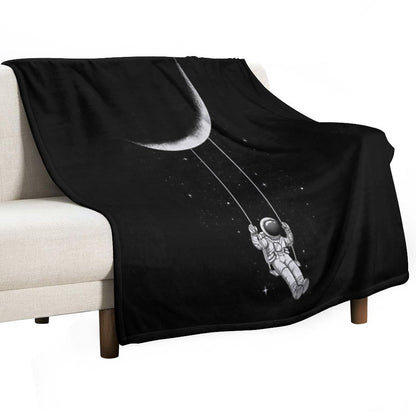 Moon Swing Throw Blanket