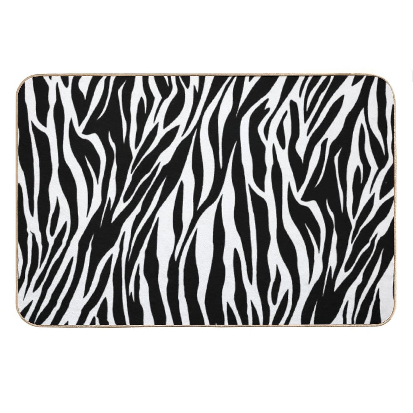 Beautiful Zebra Skin Bath Mat