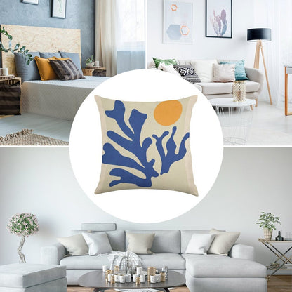 Sunshine Matisse Linen Throw Pillow Cover