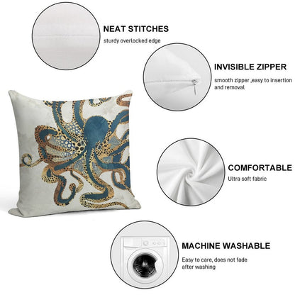 Underwater Dream VI Soft Fade-Resistant Throw Pillow