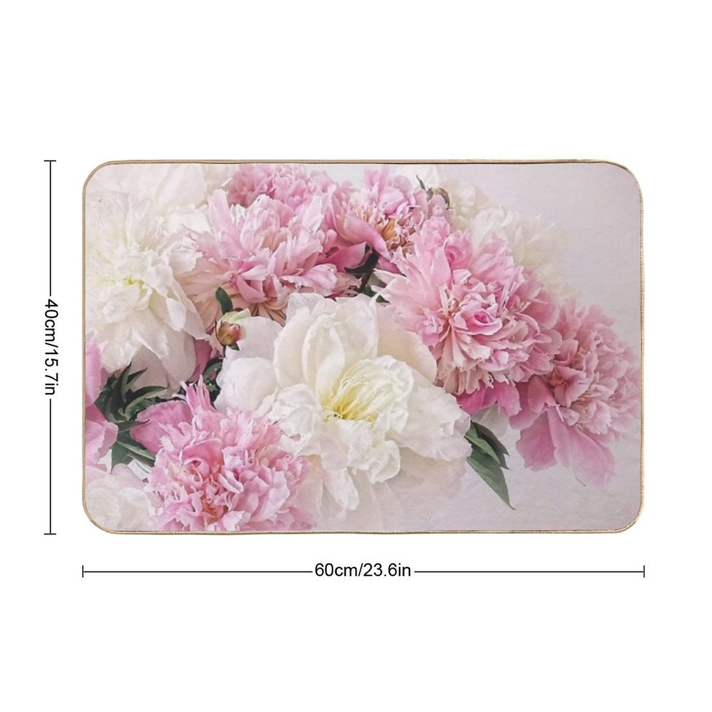 Peonies Bath Mat