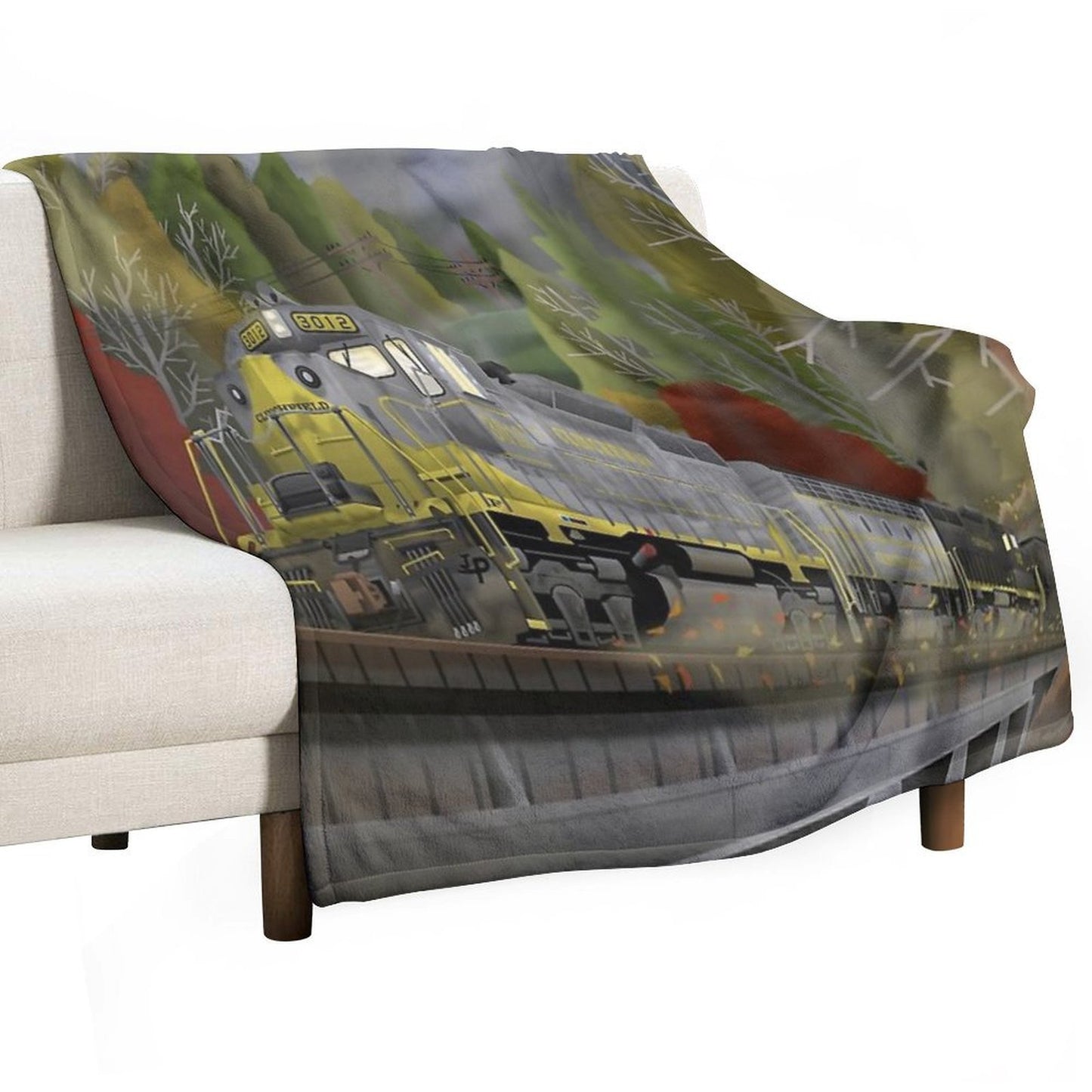 Appalachian Autumn Throw Blanket