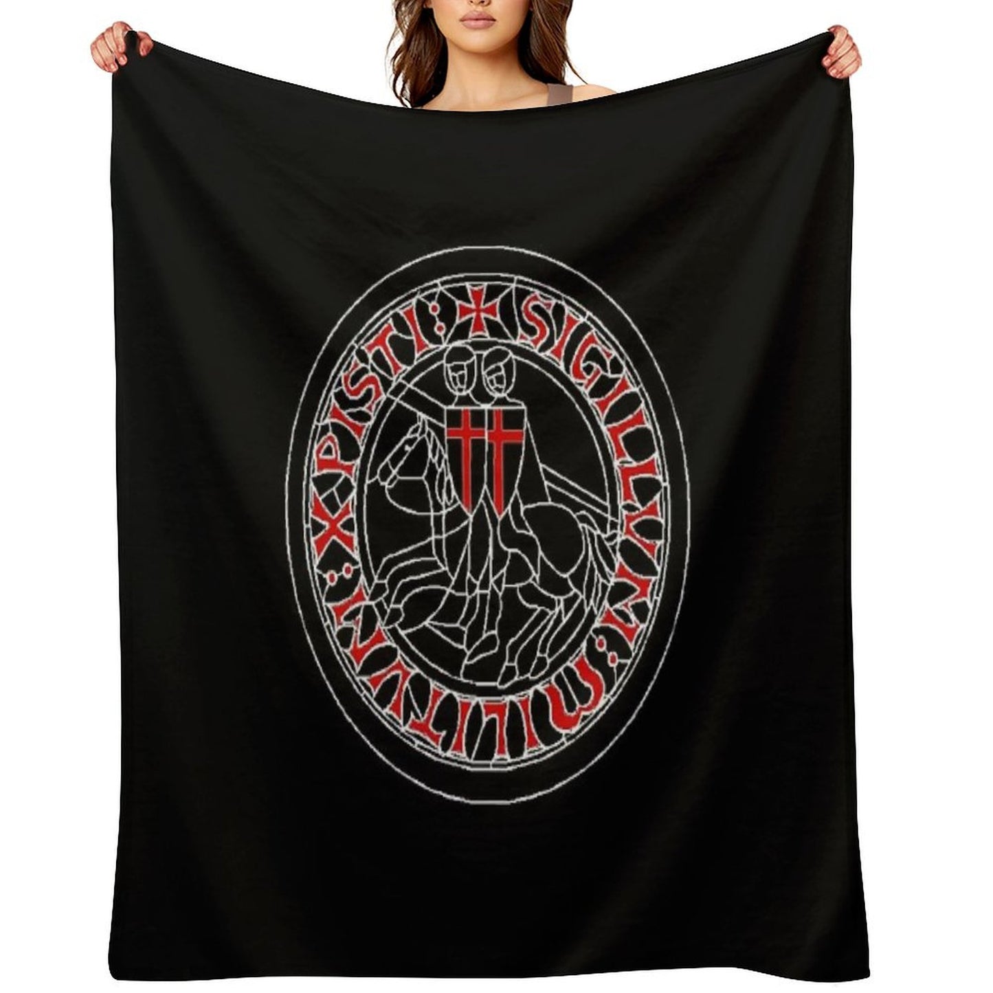 Knights Templar Throw Blanket