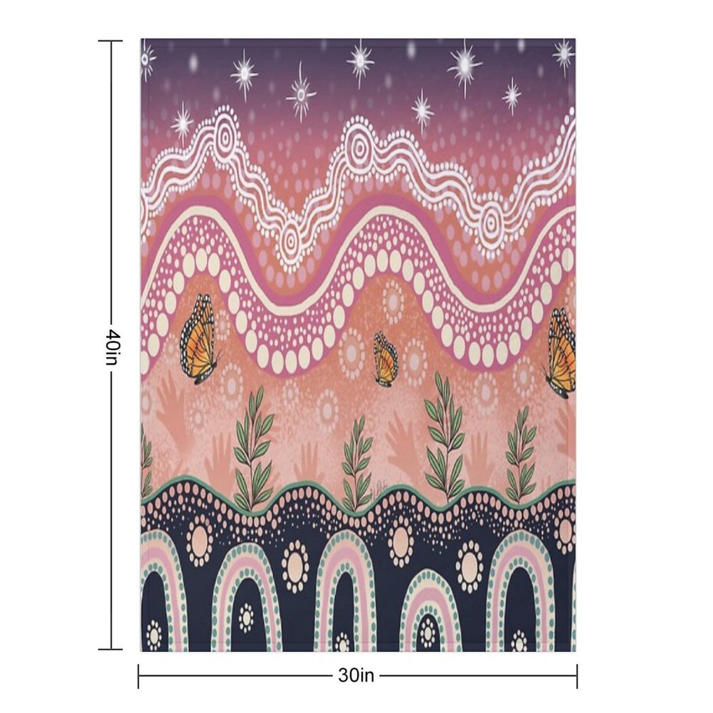 Butterfly Dreaming Throw Blanket