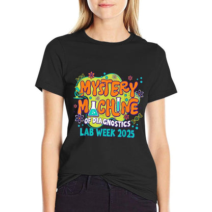 Mystery Machine of Diagnostics Lab Week 2025 Med Lab Tech T-Shirt