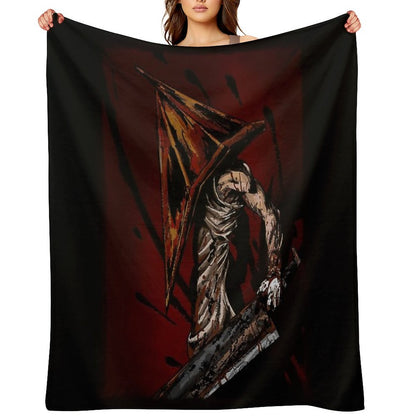 Pyramid Head Throw Blanket