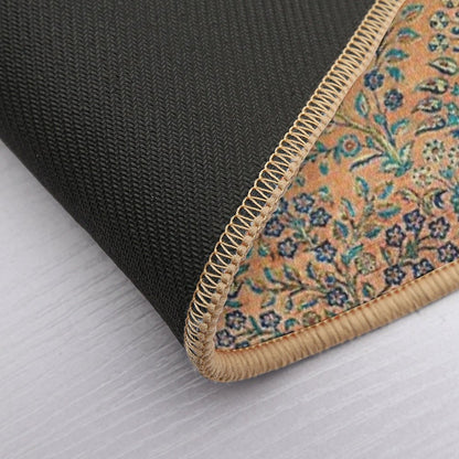Manchester Kashan Floral Persian Carpet Print Bath Mat