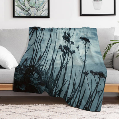 Midnight Dreams of The Sea Throw Blanket