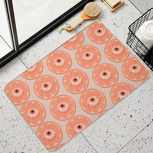 Seeing Orange  Versatile Bath Mat