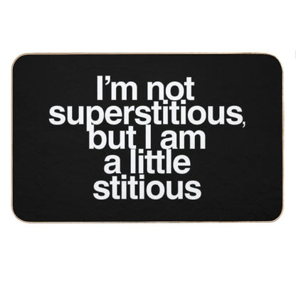 A Little Stitious Bath Mat