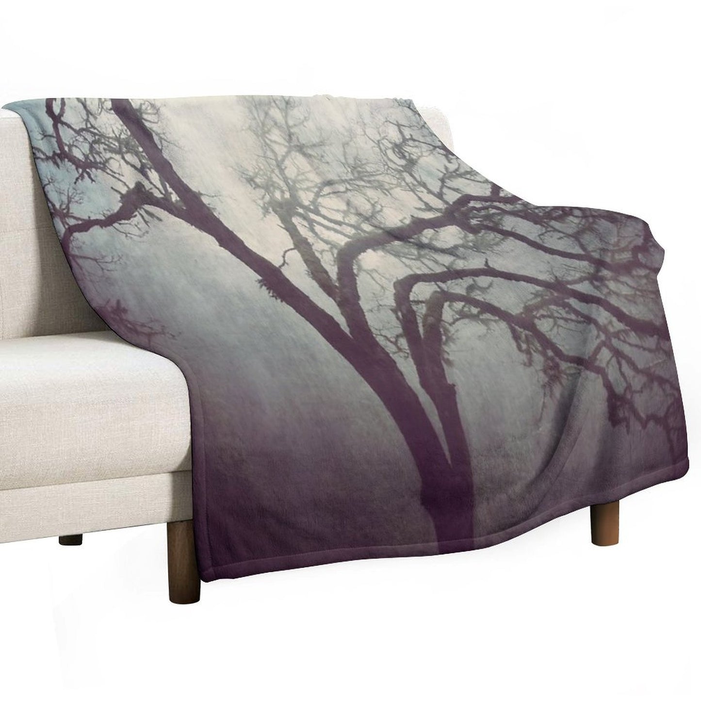 Silent Anticipation Throw Blanket