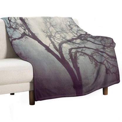 Silent Anticipation Throw Blanket