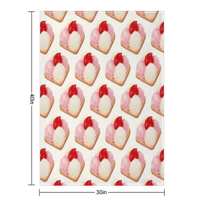 Mexican Snack Cookie - White Throw Blanket