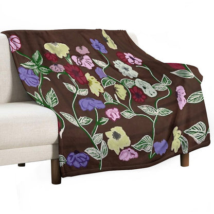 Taylor's Floral Piano Throw Blanket