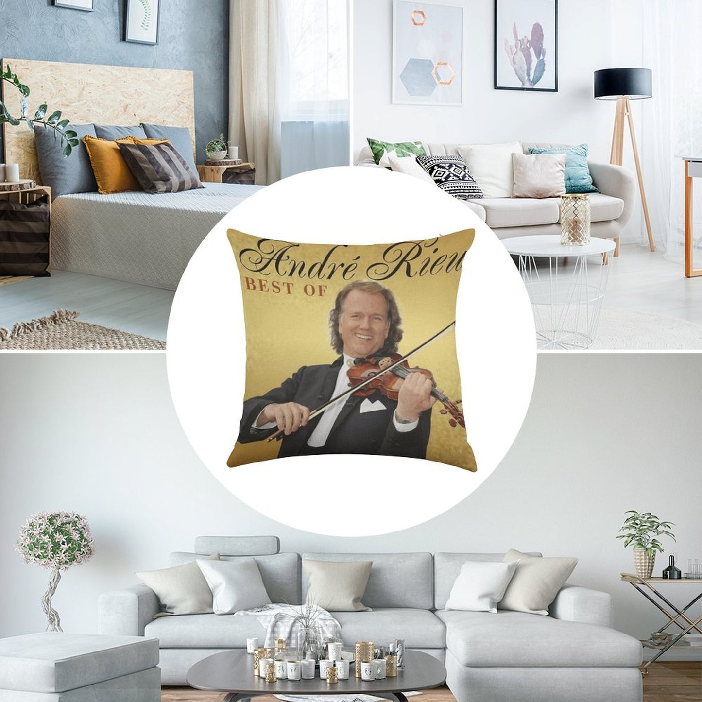 Andre Rieu Best Of Andre Rieu Linen Throw Pillow Cover