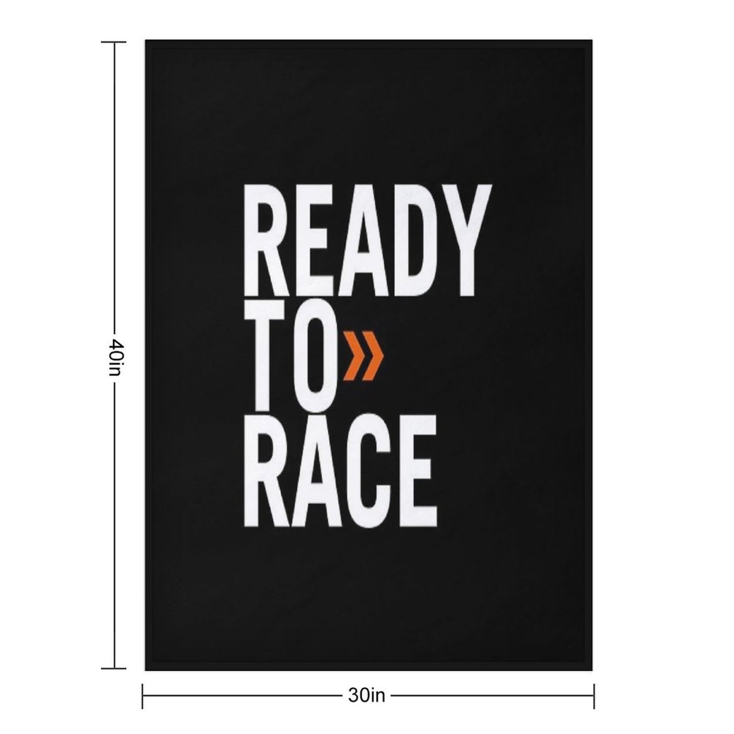 Ready to Race Throw Blanket
