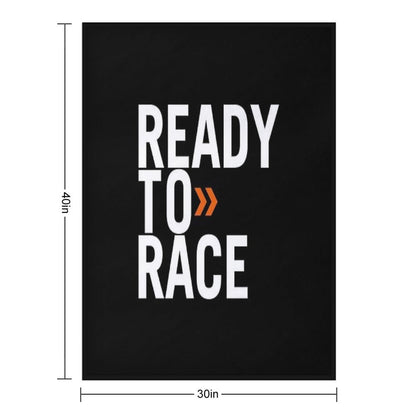 Ready to Race Throw Blanket