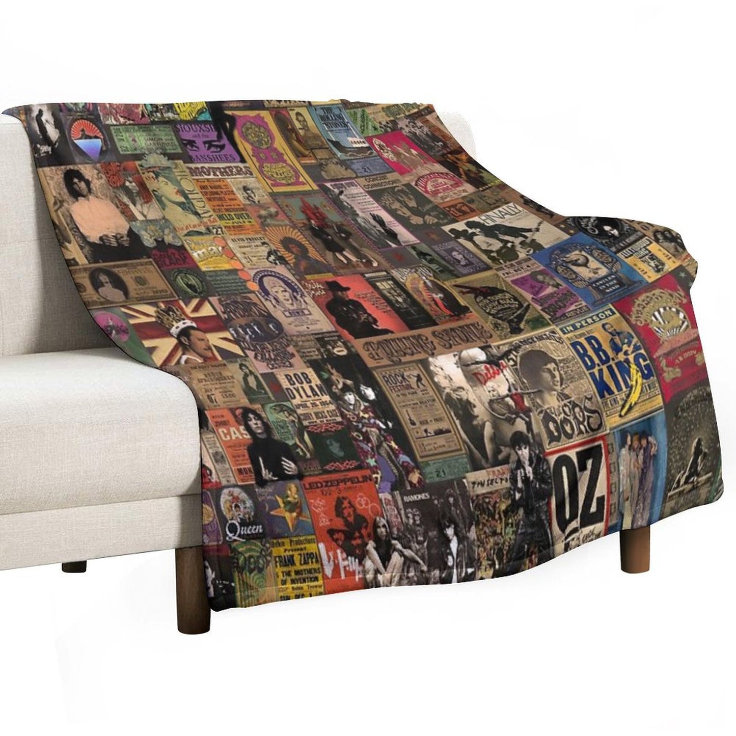 Rock N' Roll Stories II Throw Blanket