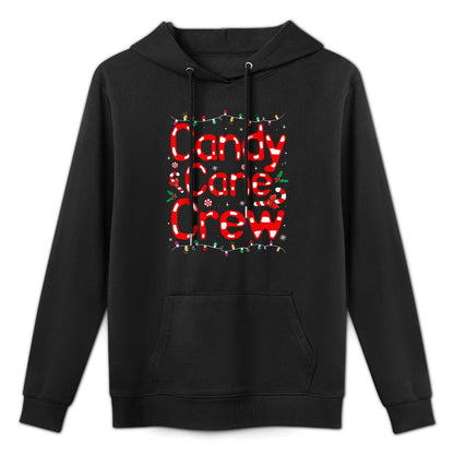 Candy Cane Crew Christmas Candy Love Funny Family Pajama Machine Washable Hoodie
