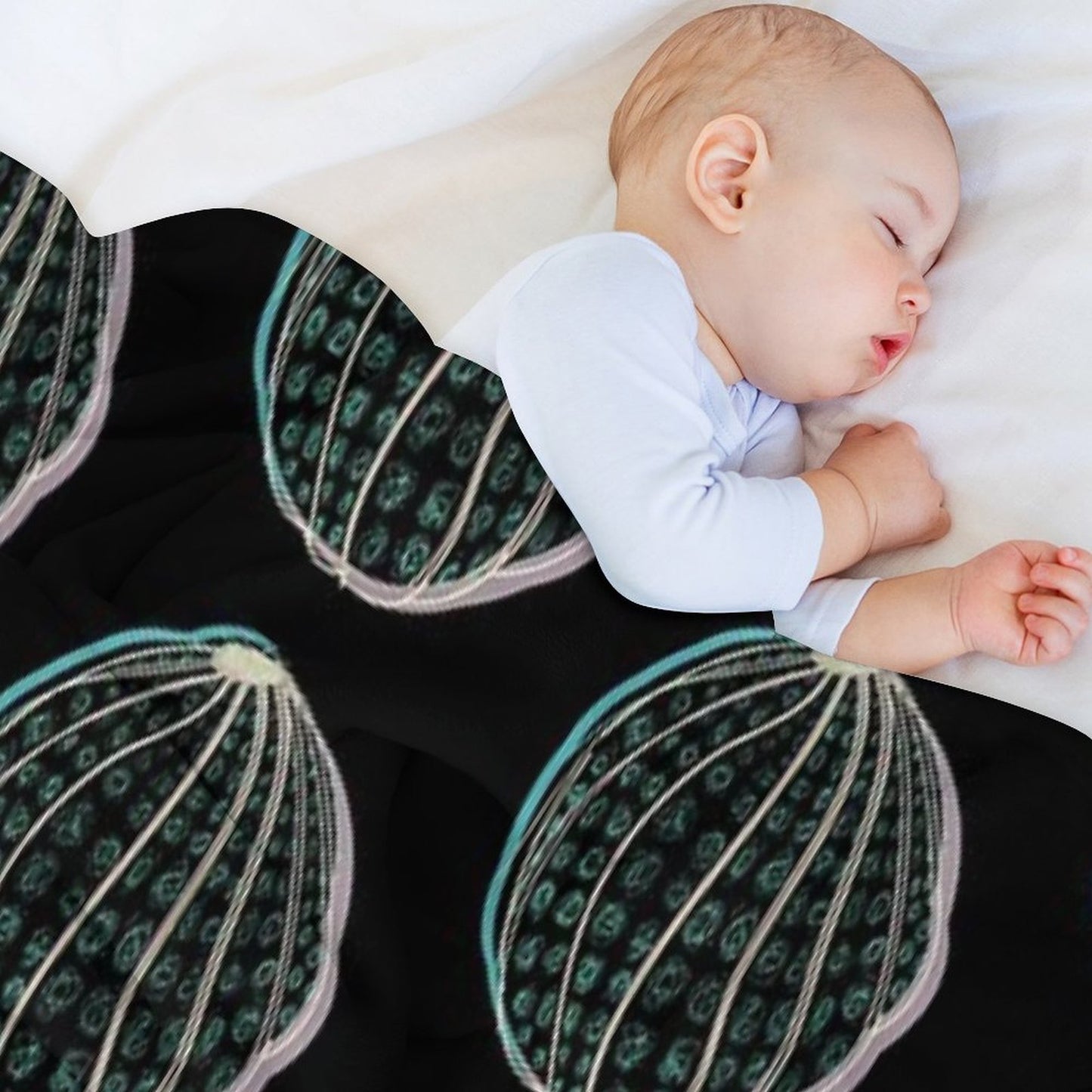 Sea Urchin Throw Blanket