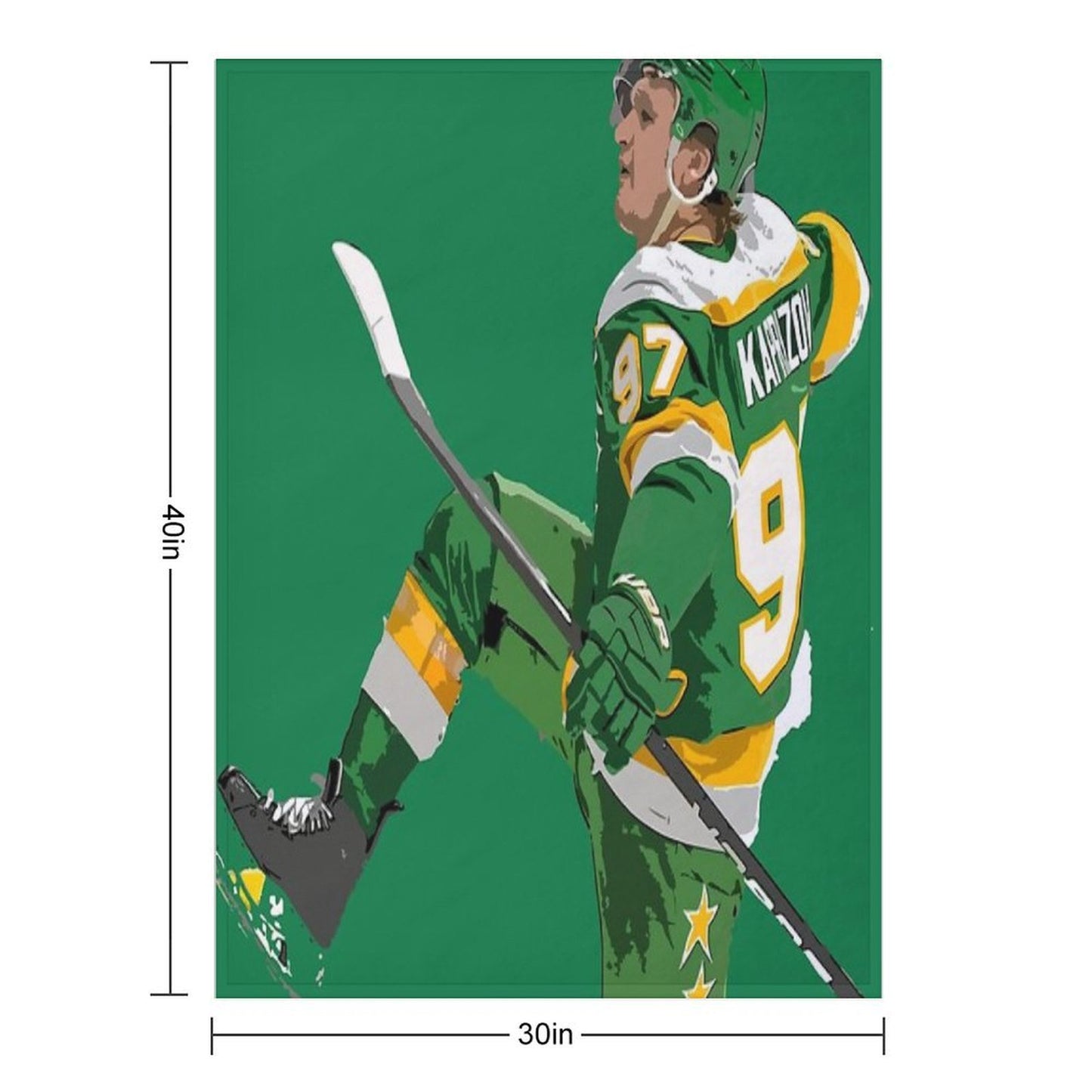 Kirill Kaprizov Throw Blanket