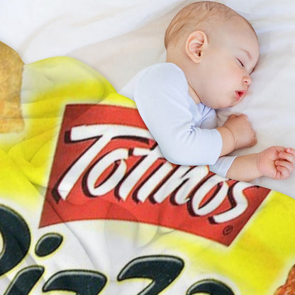 Pizza Rolls Combination Throw Blanket
