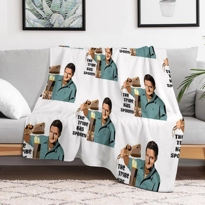 Jeff Probst The Tribe Has Spoken Throw Blanket