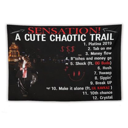 SENSATION! A Cute Chaotic Trail Tapestry
