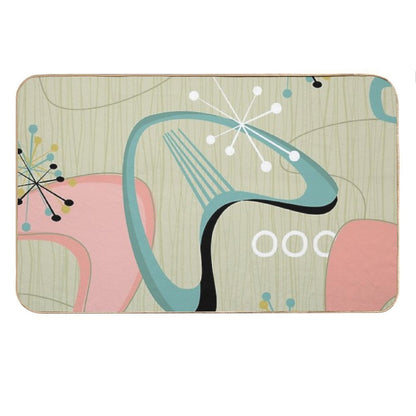 Retro Eames-Era Atomic Inspired 2 Bath Mat